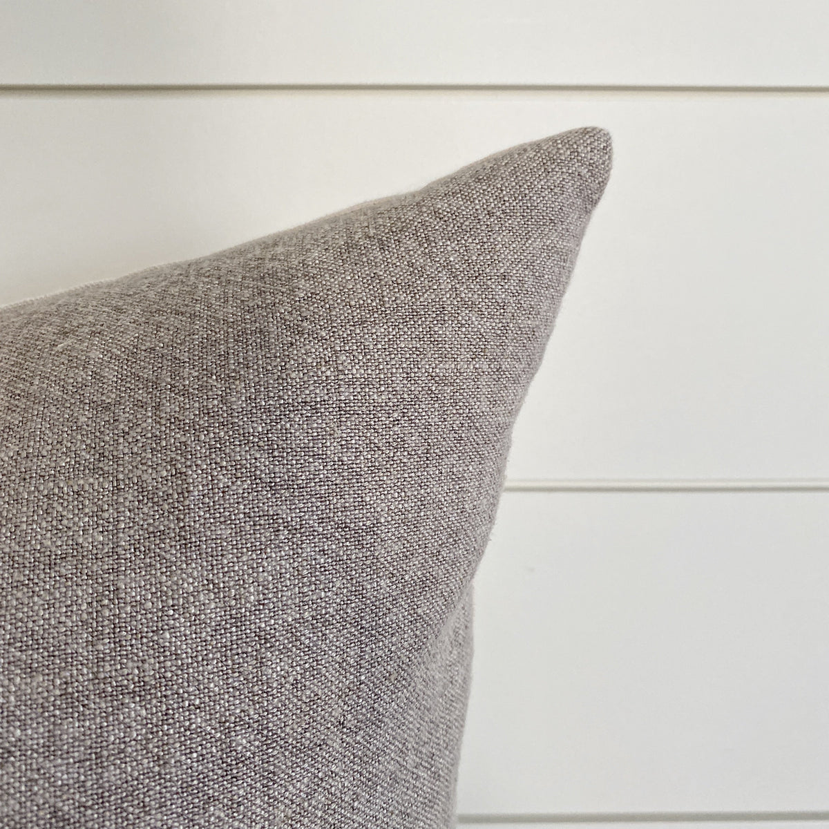 Macy Taupe Linen Pillow Cover