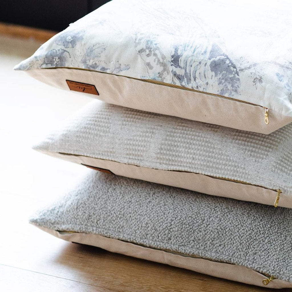Mira Natural & Ivory Textured Pillow Cover