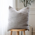 Mocha Warm Taupe Bouclé Pillow Cover