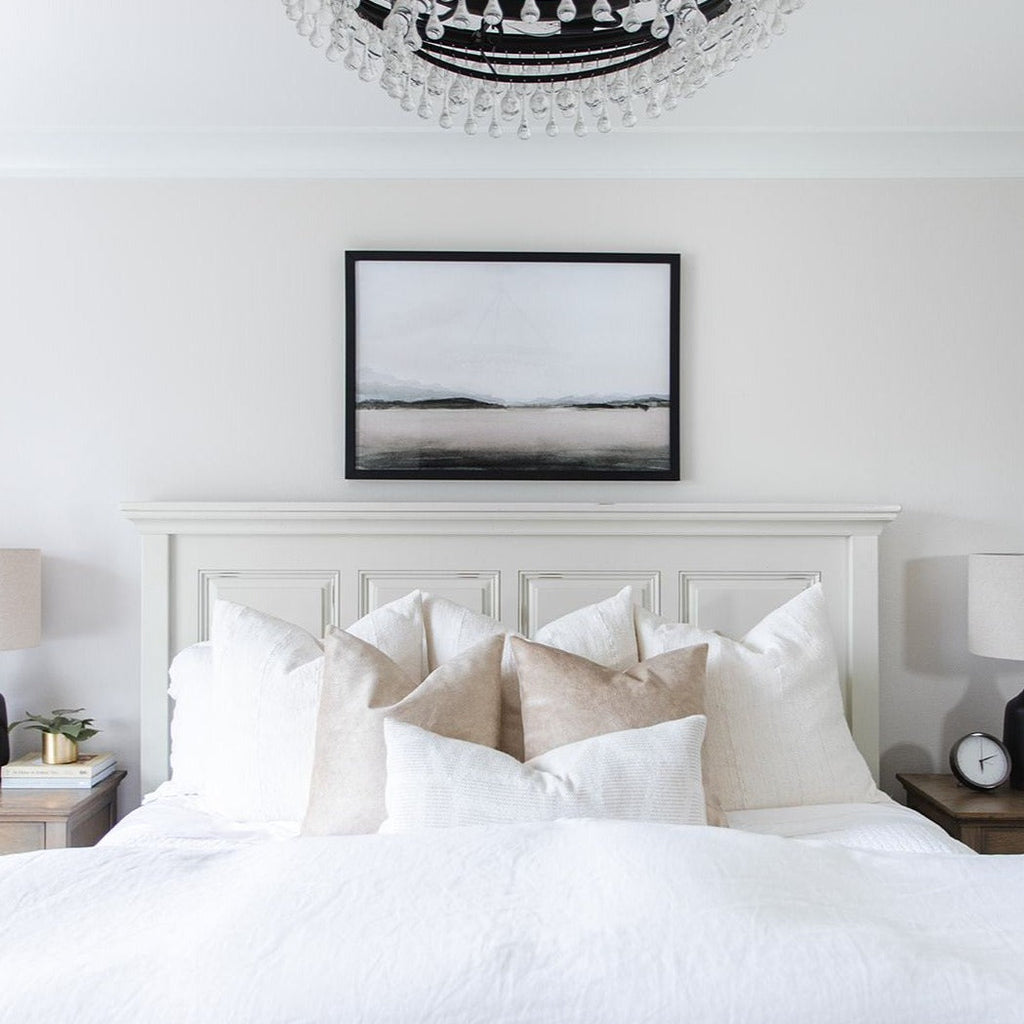 Mira Natural & Ivory Textured Pillow Cover