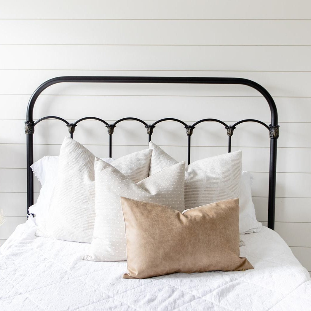 Mira Natural & Ivory Textured Pillow Cover