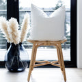 Kiah Ivory Windowpane Pillow Cover