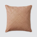 Dhara Leather Square Accent Pillow