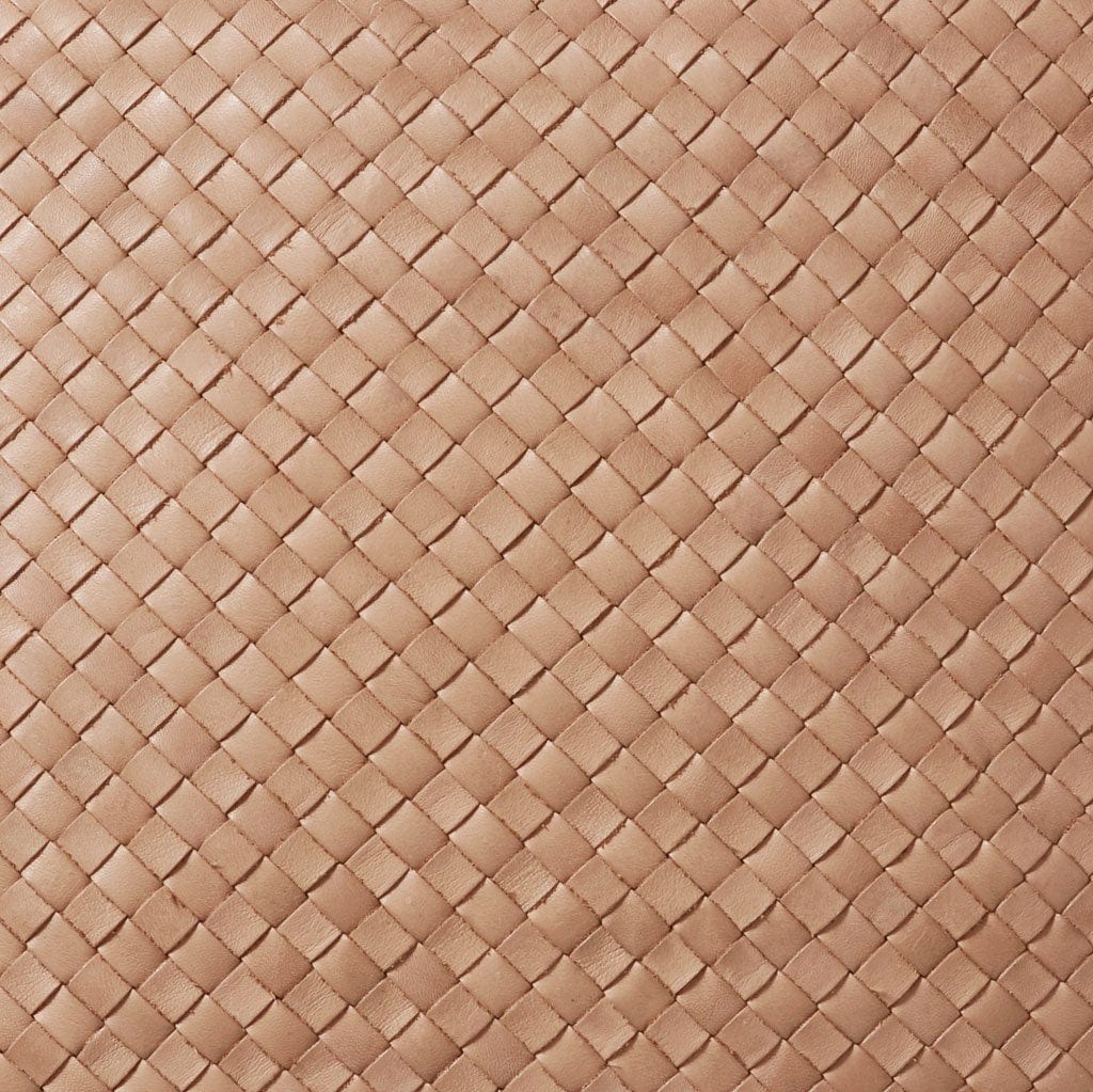 Dhara Leather Square Accent Pillow