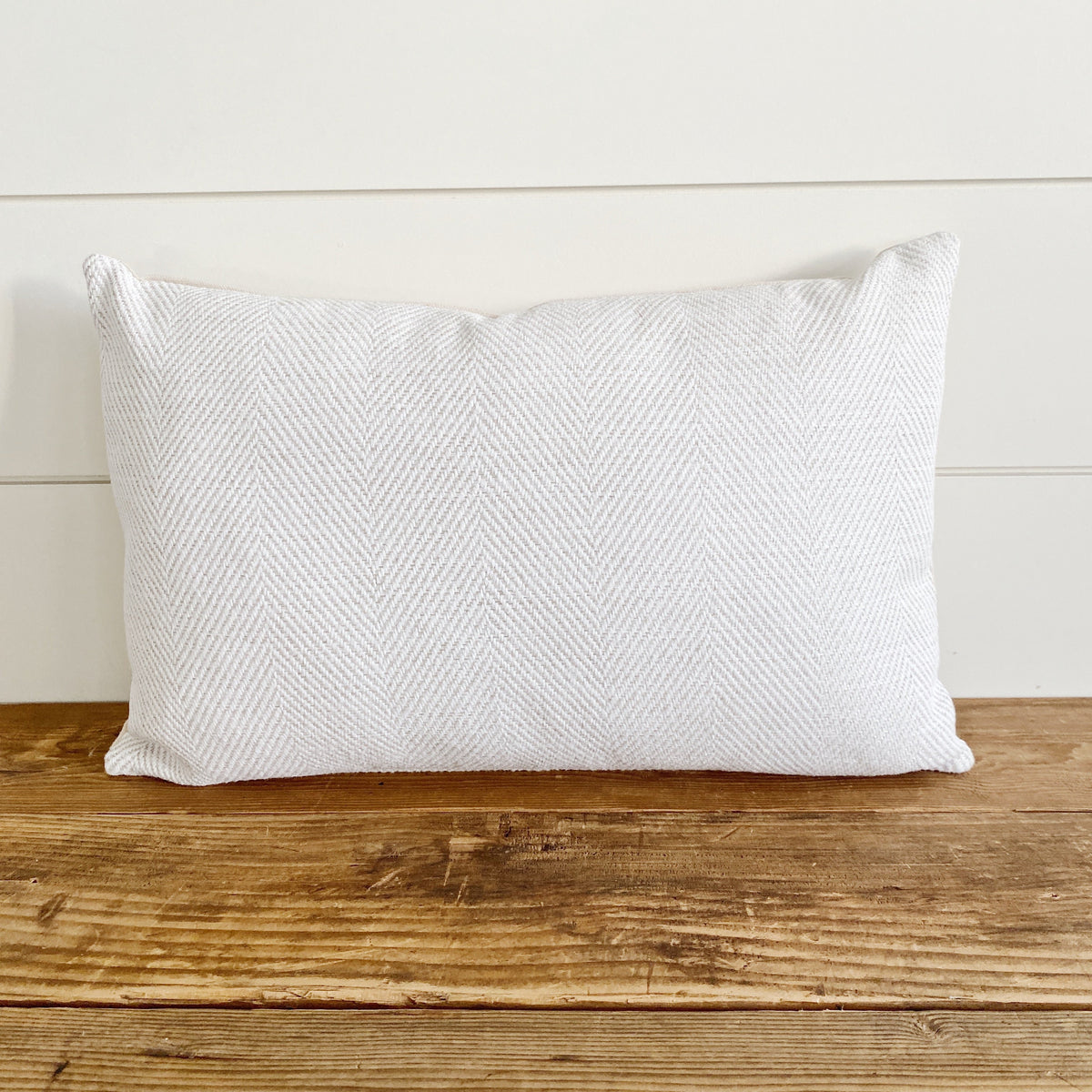 Rylan Neutral Herringbone Pillow Cover