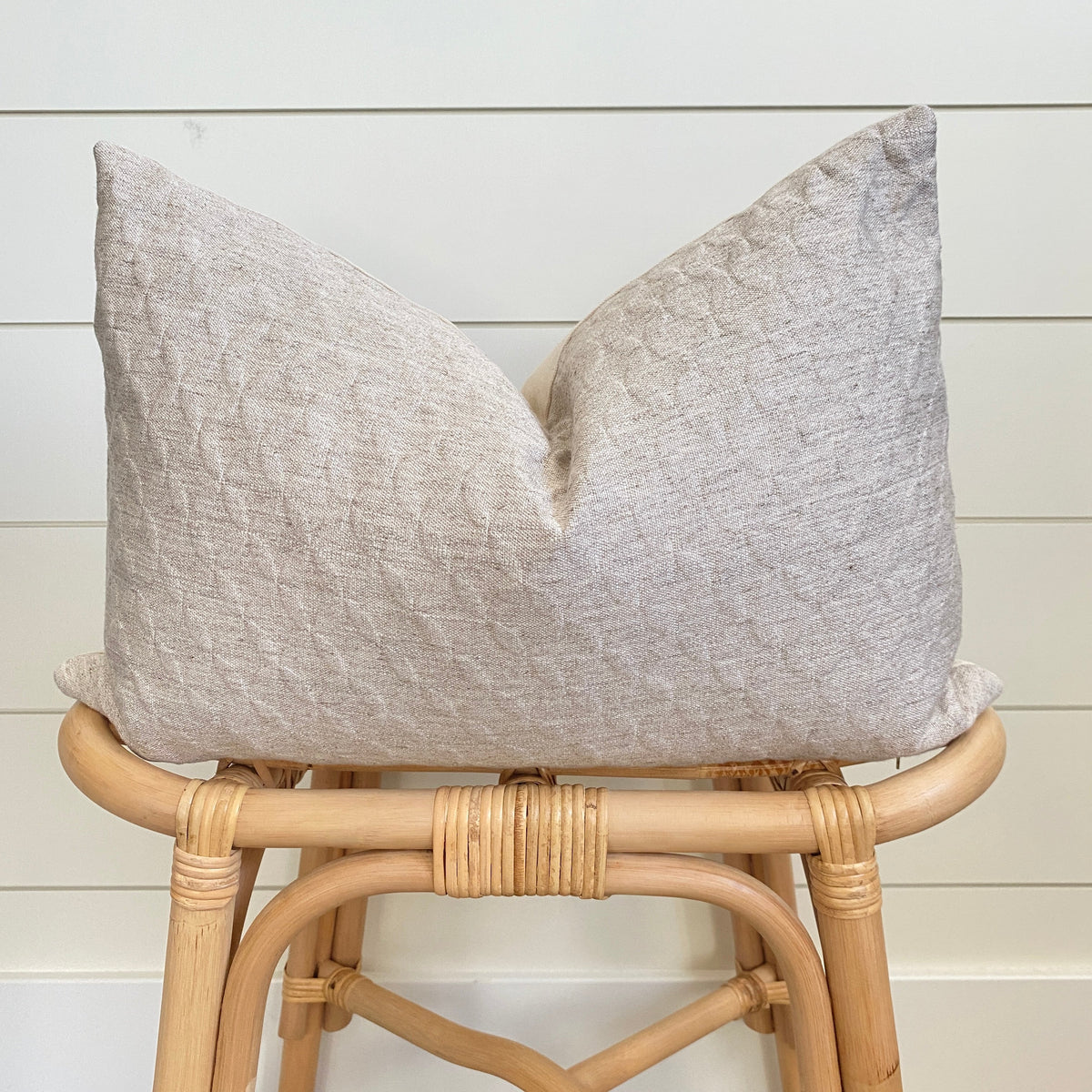 Fiona Neutral Topiary Textured Pillow Cover