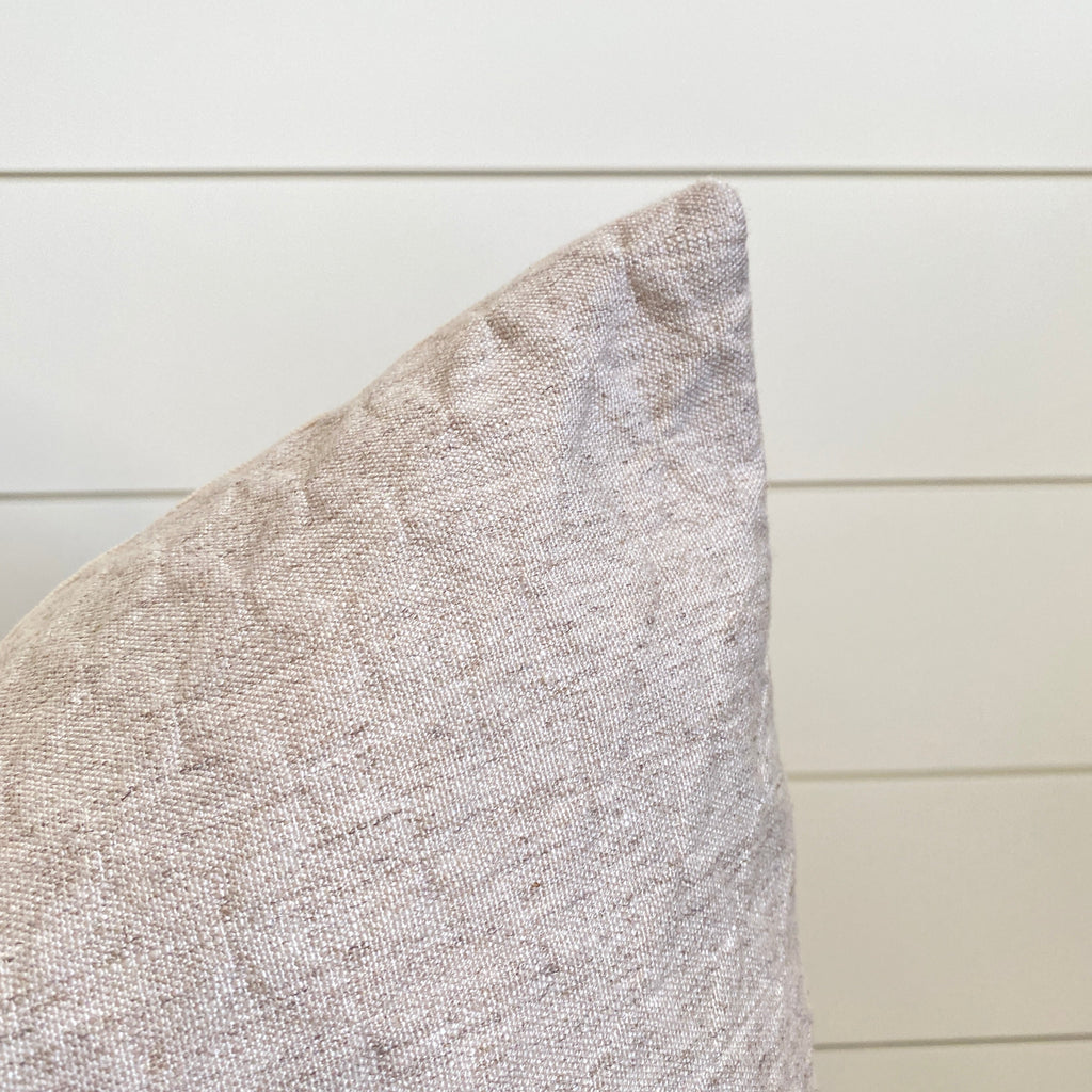 Fiona Neutral Topiary Textured Pillow Cover