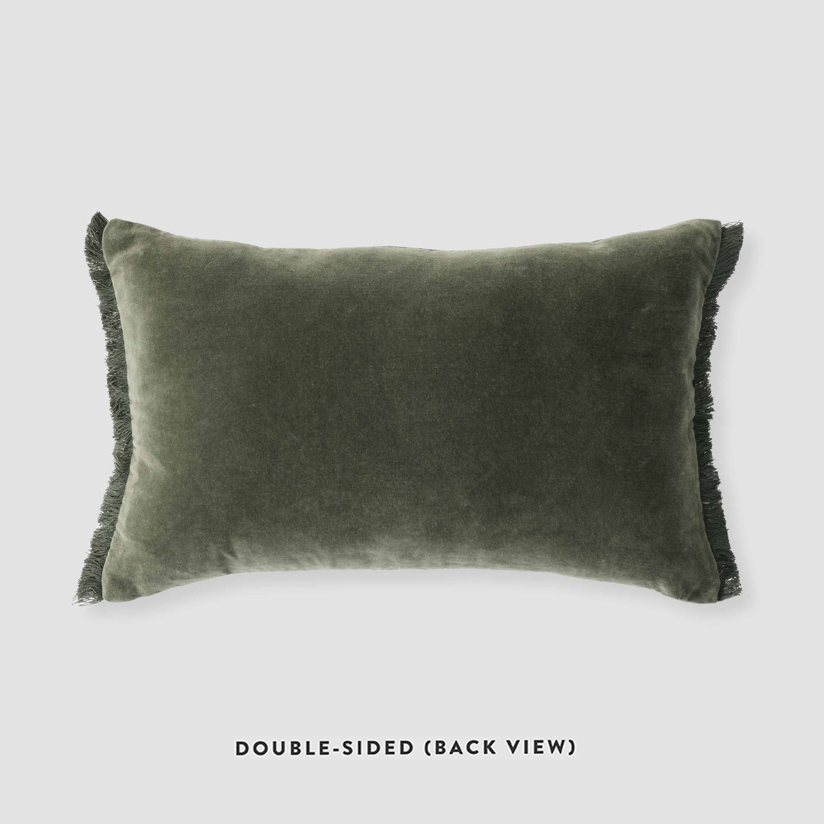 Naveta Velvet Small Lumbar Accent Pillow