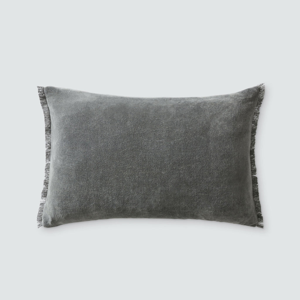 Naveta Velvet Small Lumbar Accent Pillow