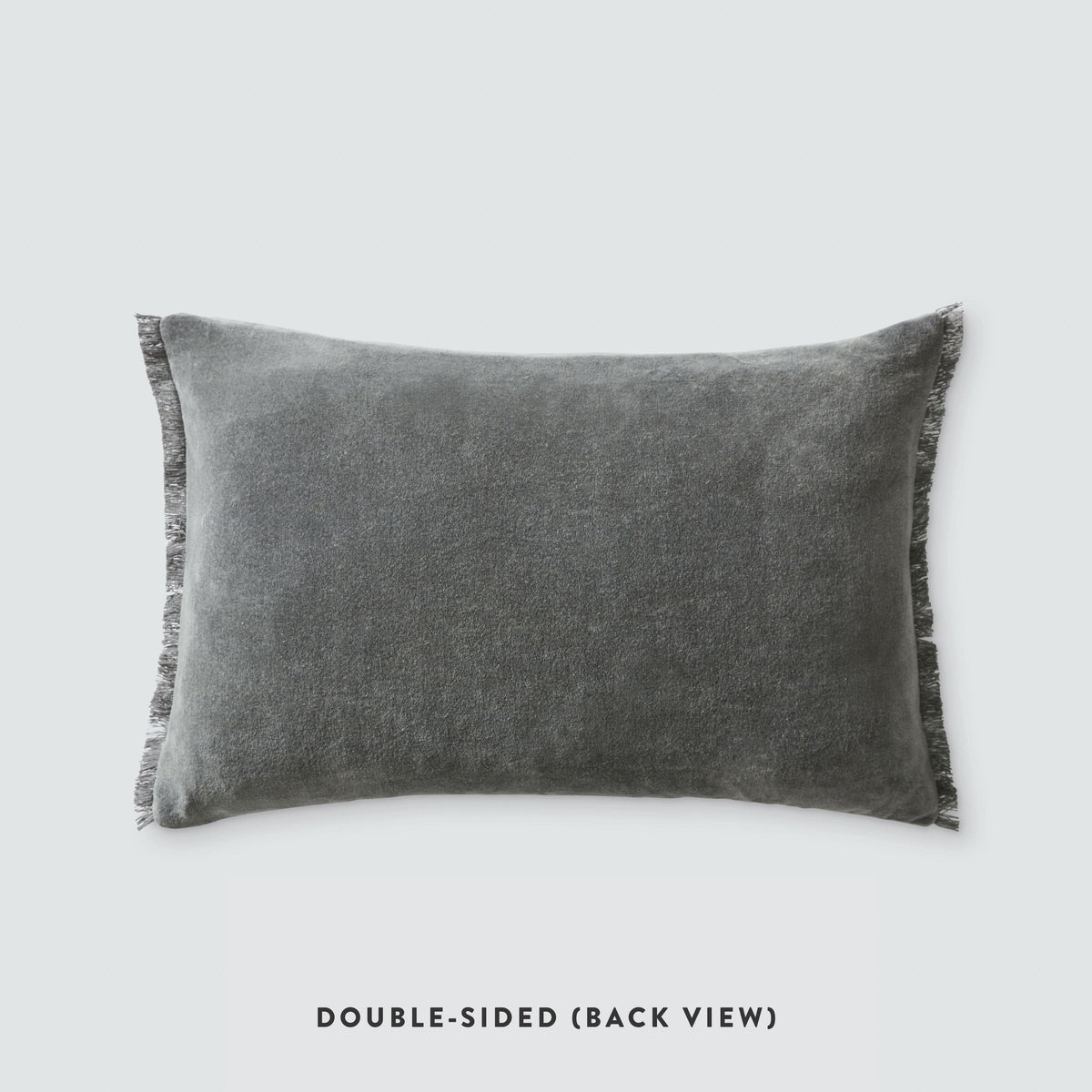 Naveta Velvet Small Lumbar Accent Pillow