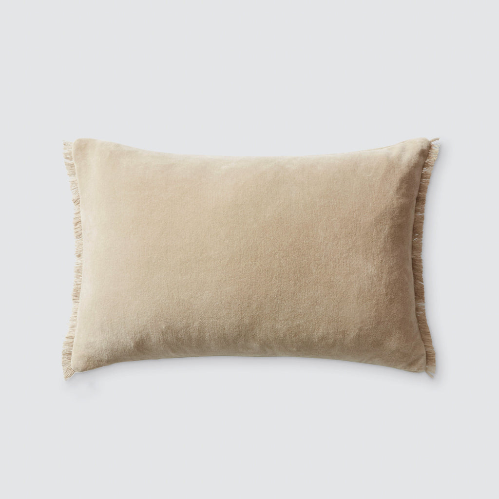 Naveta Velvet Small Lumbar Accent Pillow
