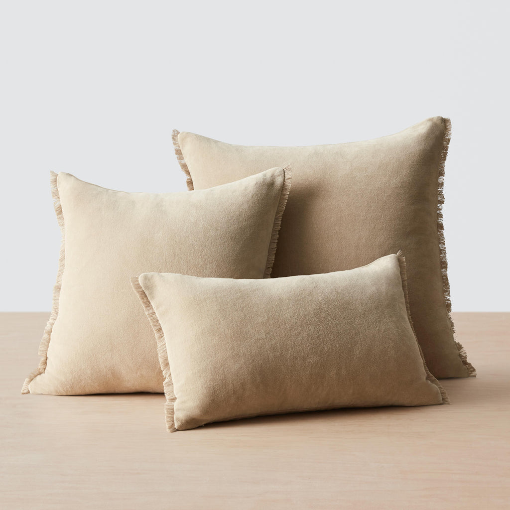Naveta Velvet Small Lumbar Accent Pillow