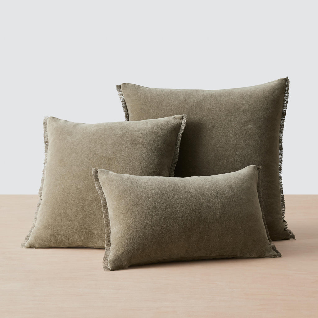 Naveta Velvet Small Lumbar Accent Pillow