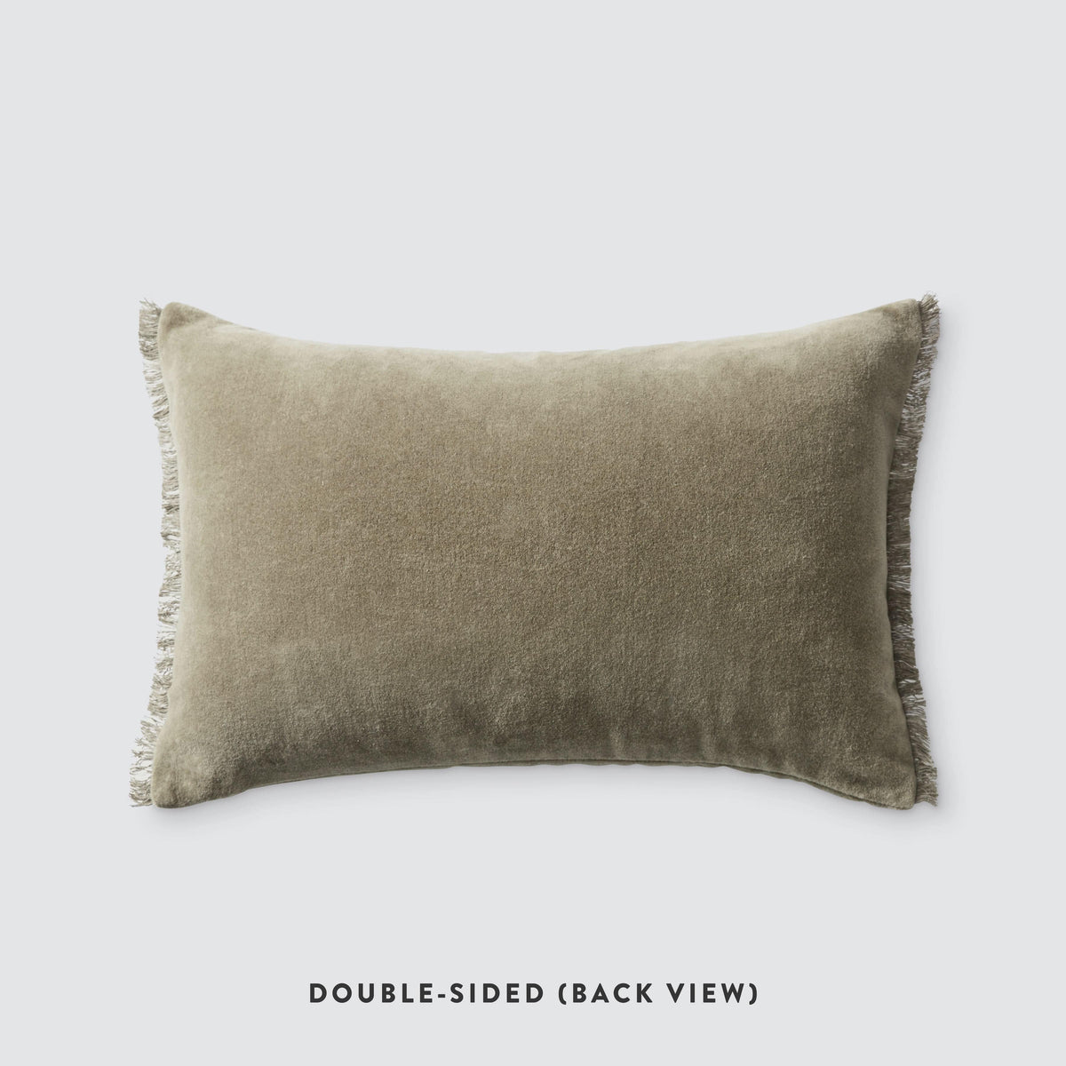 Naveta Velvet Small Lumbar Accent Pillow