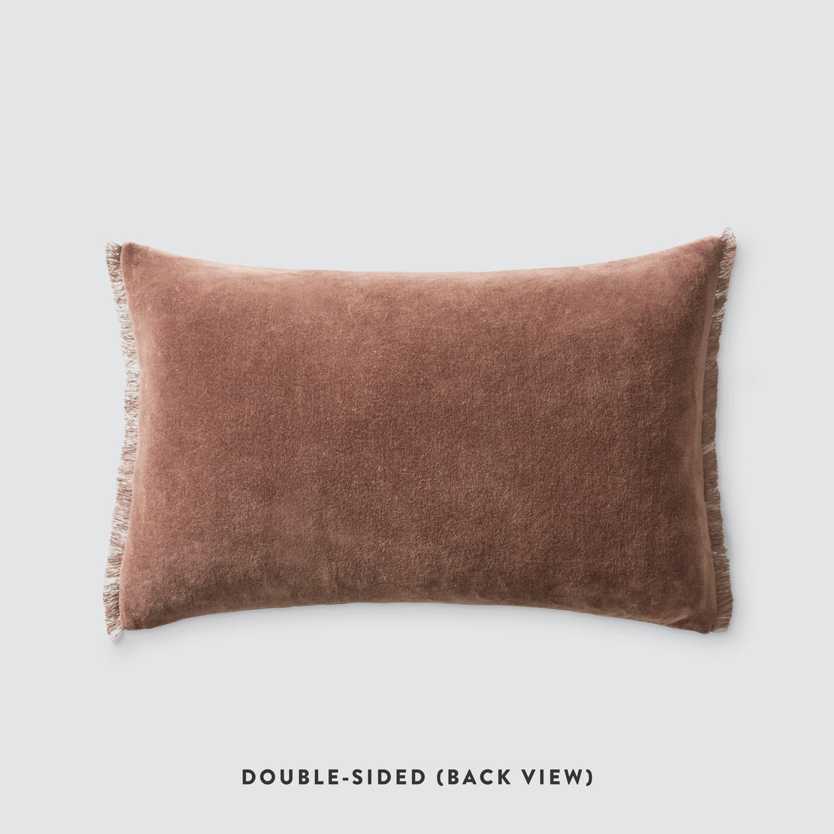 Naveta Velvet Small Lumbar Accent Pillow