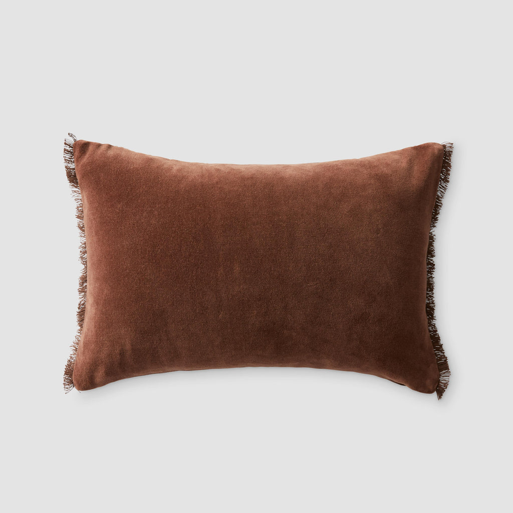 Naveta Velvet Small Lumbar Accent Pillow