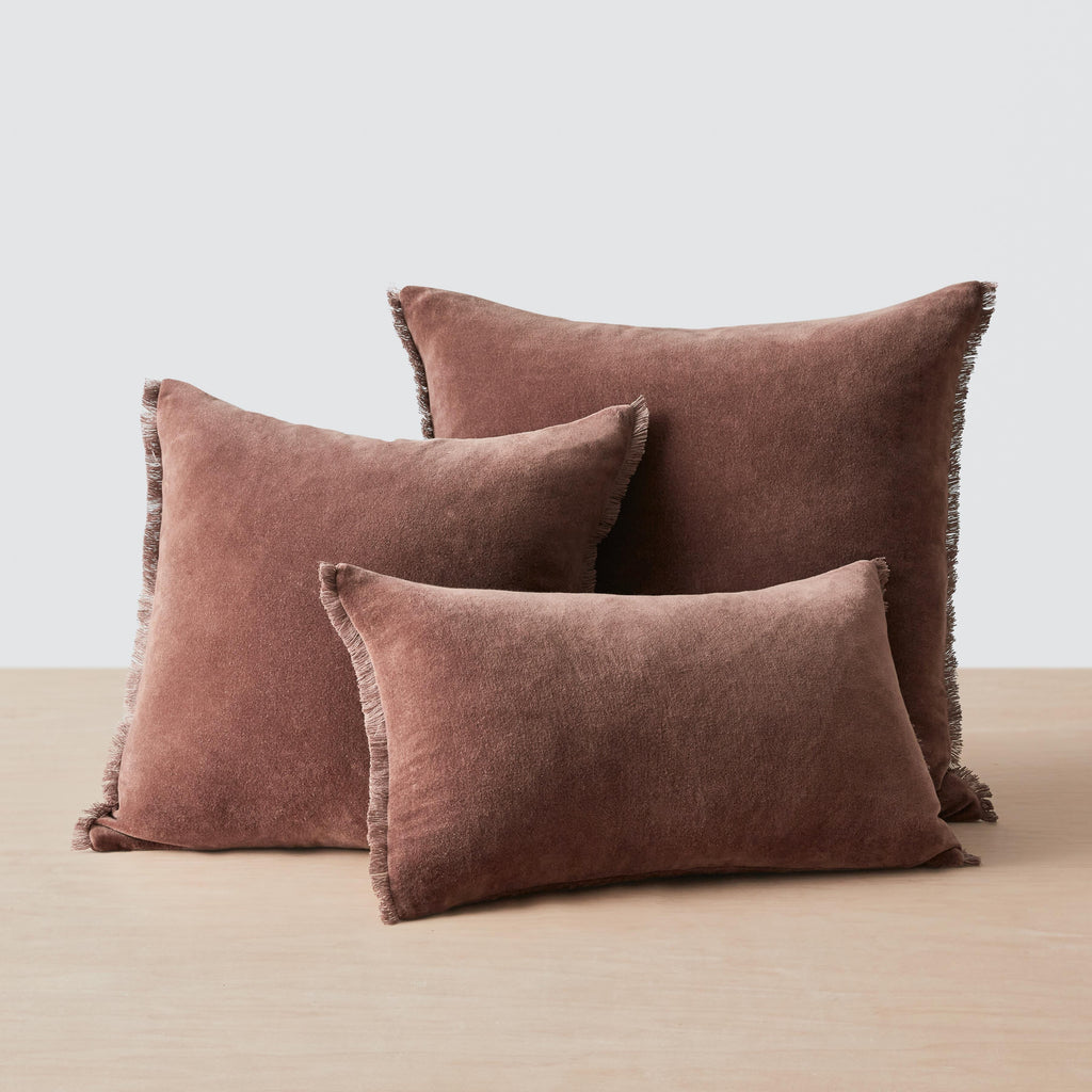 Naveta Velvet Small Lumbar Accent Pillow