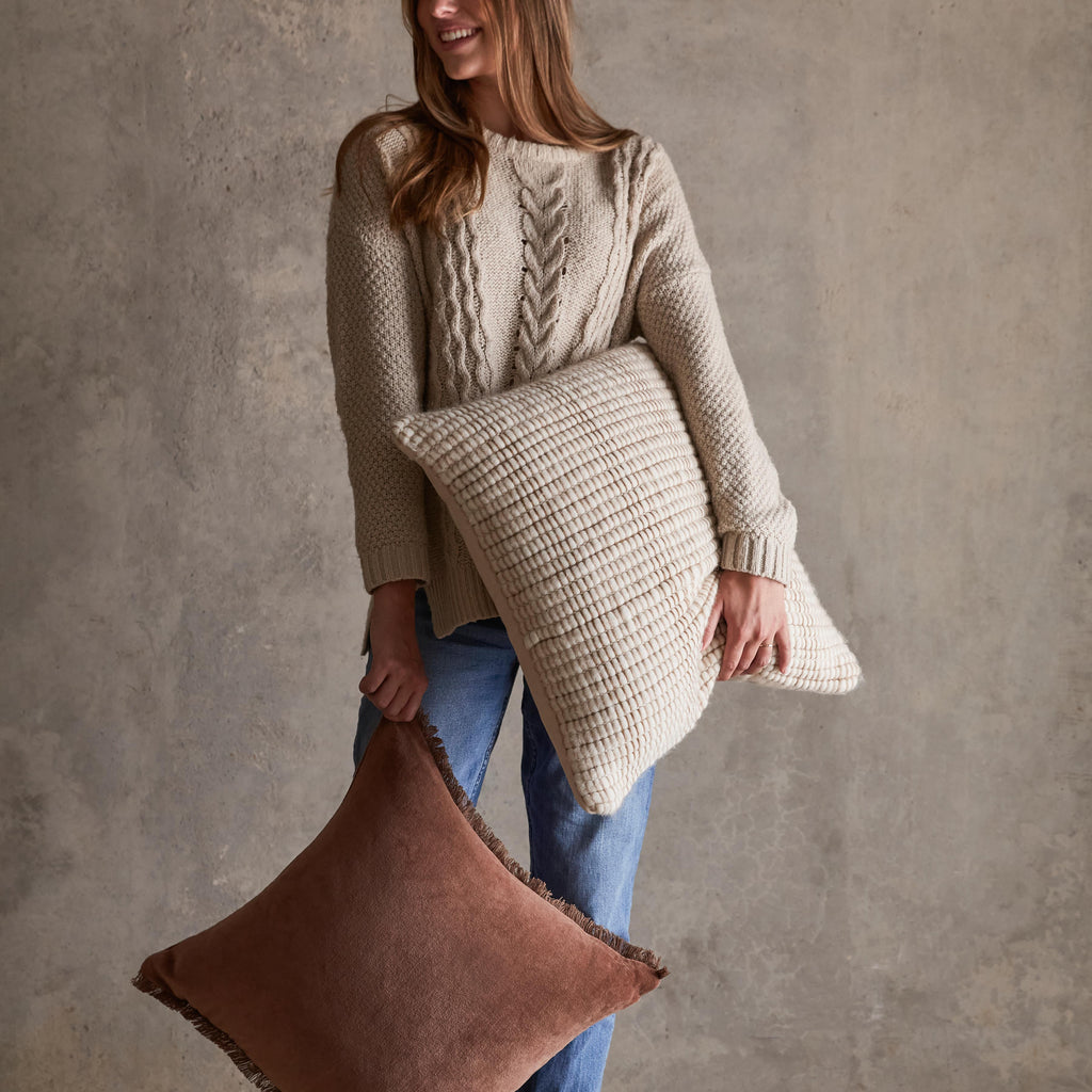 Naveta Velvet Accent Pillow