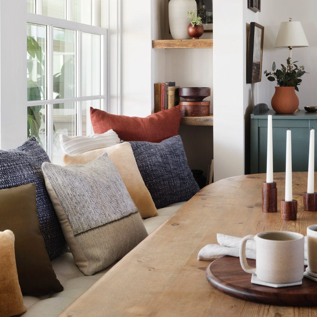 Tan Sheepskin Accent Pillow